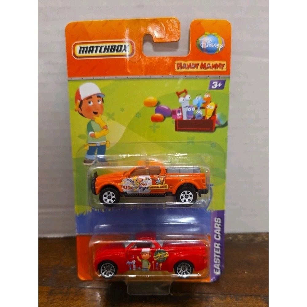 Matchbox Disney Handy Manny Easter Cars 2-Pack - New In Package - Rare